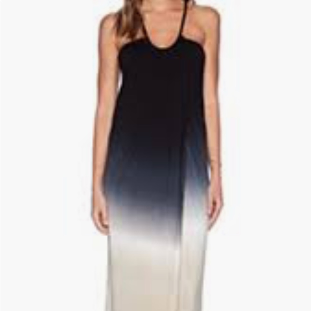 Tie dye long maxi dress